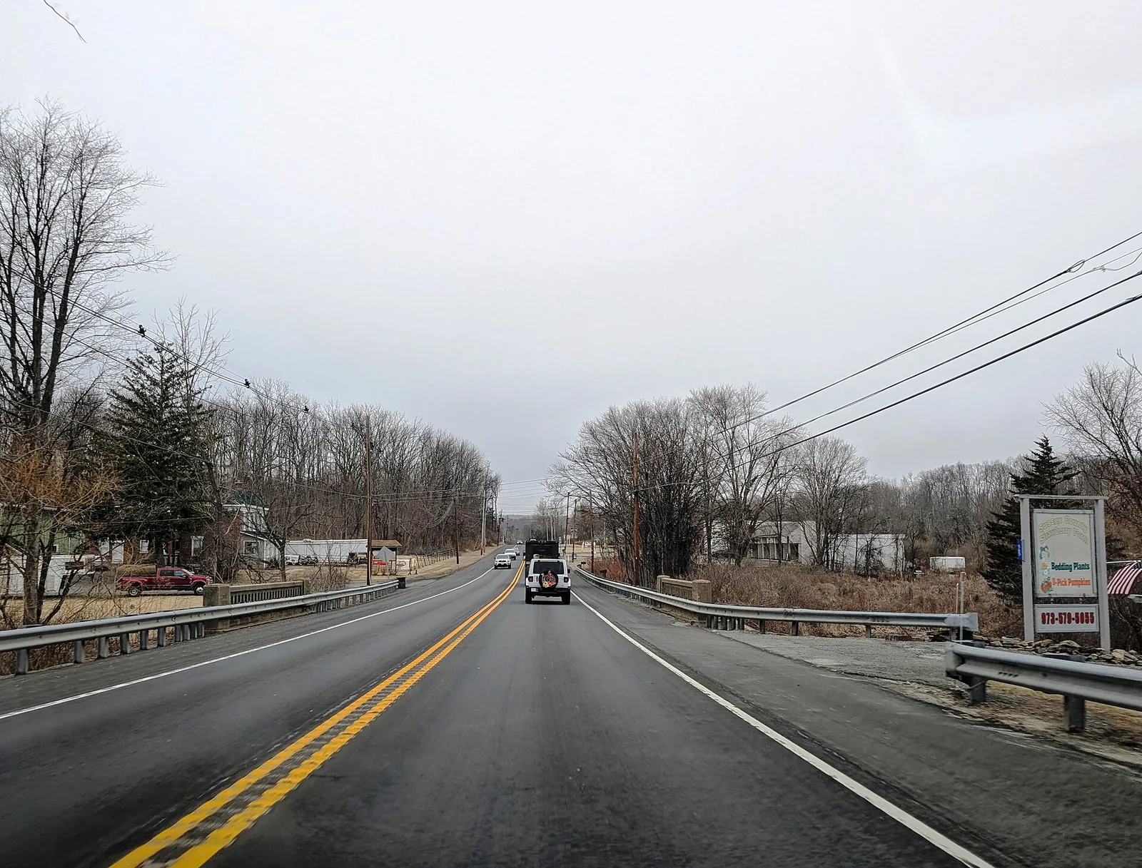 U.S. Route 206 northbound in Andover Township, New Jersey